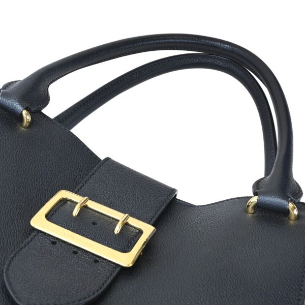 k350830 36 11 Burberry Buckle Tote Medium Shoulder Bag Black