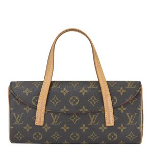 k351126 02 01 Louis Vuitton Montaigne MM Monogram Handbag Black