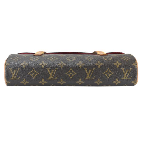 k351126 02 10 Louis Vuitton Sonatine Handbag Monogram Brown