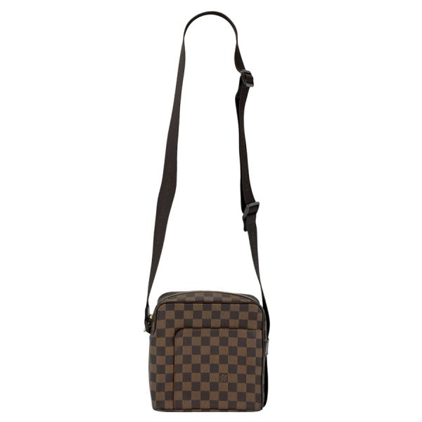 k360129 02 06 Louis Vuitton Olaf PM Shoulder Bag Brown