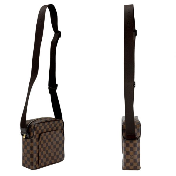 k360129 02 07 Louis Vuitton Olaf PM Shoulder Bag Brown