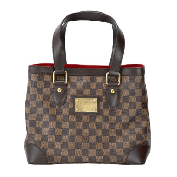 k360408 01 01 Louis Vuitton Hampstead PM Tote Shoulder Bag Brown