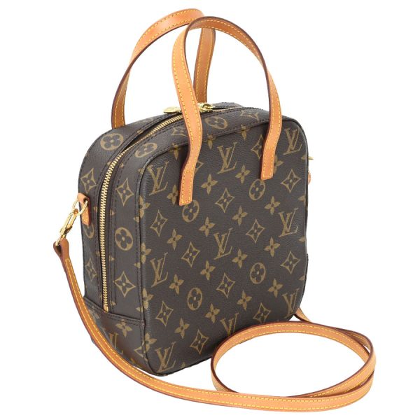 k360408 02 05 Louis Vuitton Spontini 2way Shoulder Bag Brown