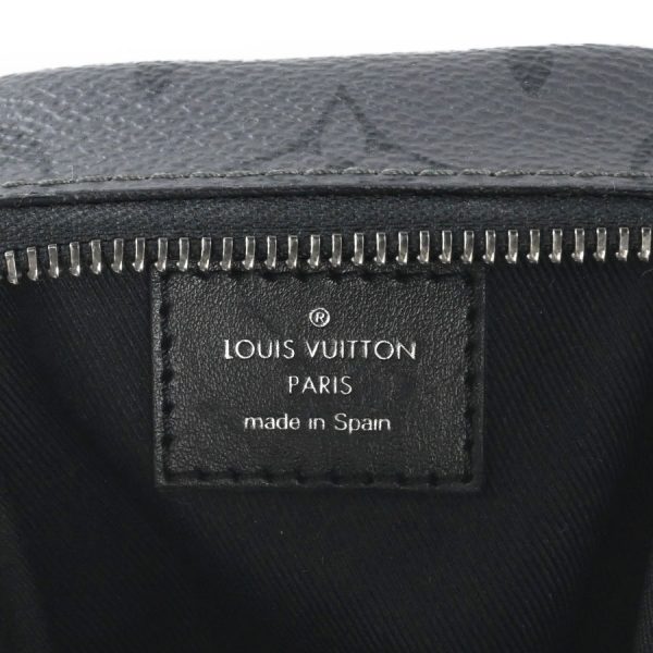 k360417 06 10 Louis Vuitton Double Phone Pouch Black Gray