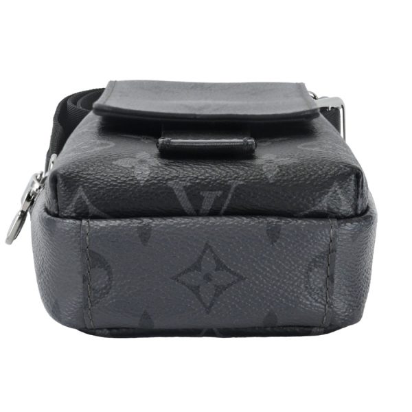 k360417 06 14 Louis Vuitton Double Phone Pouch Black Gray