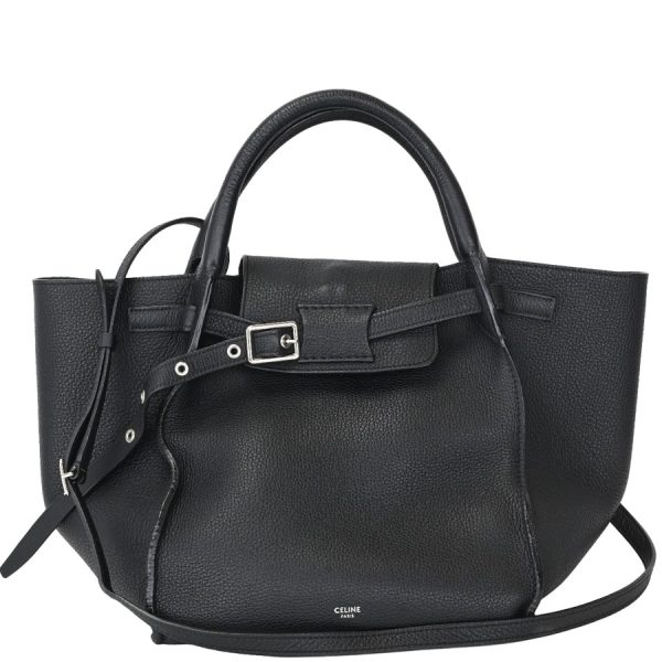 k360515 12 01 Celine Big Bag Small Long Strap Shoulder Black