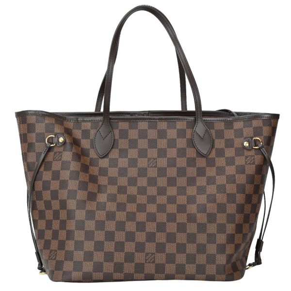 k360519 08 02 Louis Vuitton Neverfull MM Tote Bag Brown Red