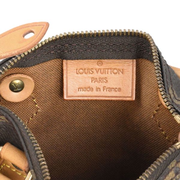 k360530 14 07 Louis Vuitton Mini Speedy Handbag Leather Brown