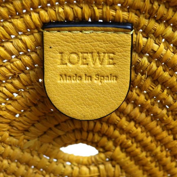 kh24 0327 26 332 Loewe Petal Basket Bag Tote Bag Yellow Ocher