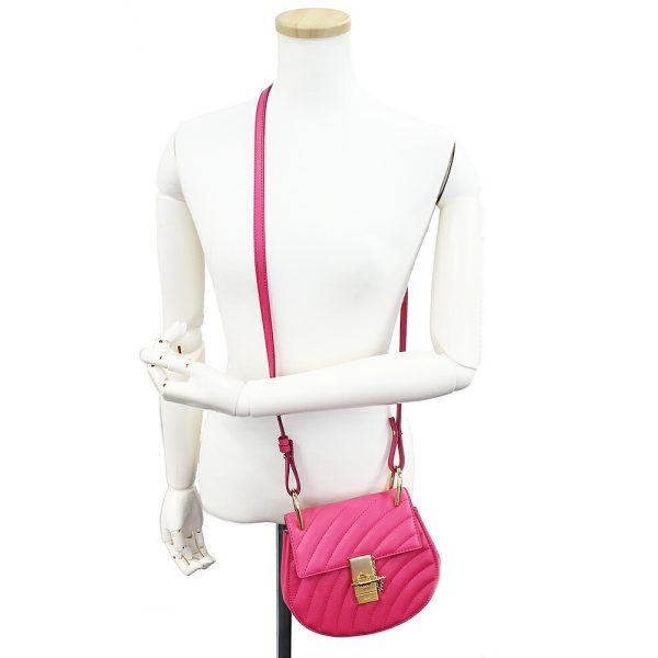 kt071673ont86426 8 Chloe Chain 2way Shoulder Bag Crossbody Pink