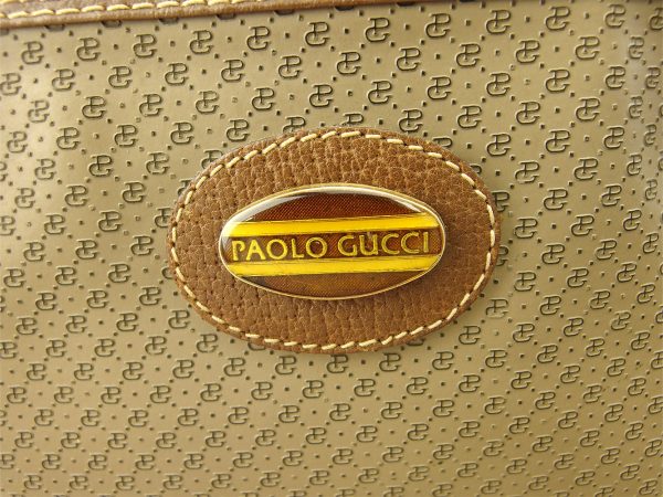 l3633 9 Paolo Gucci Shoulder Bag Crossbody PVC Leather