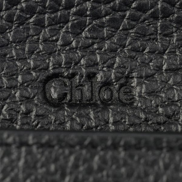 lchc21wp015f57001 8 Chloe Card Case Alphabet Black