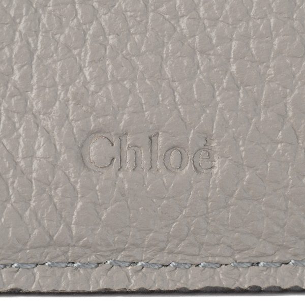 lchc21wp946f57053 9 Chloe Trifold Wallet Alphabet Greige