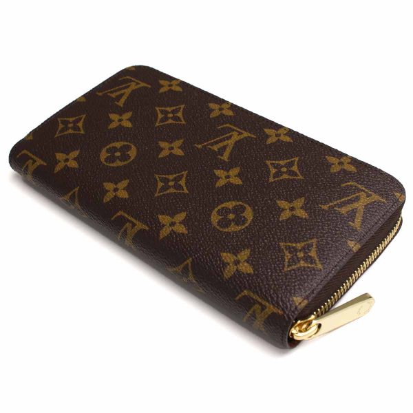 lovm42616011 4 Louis Vuitton Monogram Zippy Wallet Canvas Brown