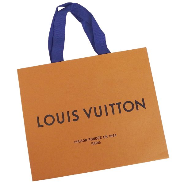 lv shps 252115a 2 Louis Vuitton Shopper 1 Piece A Set Wrapping Gift Bag Orange