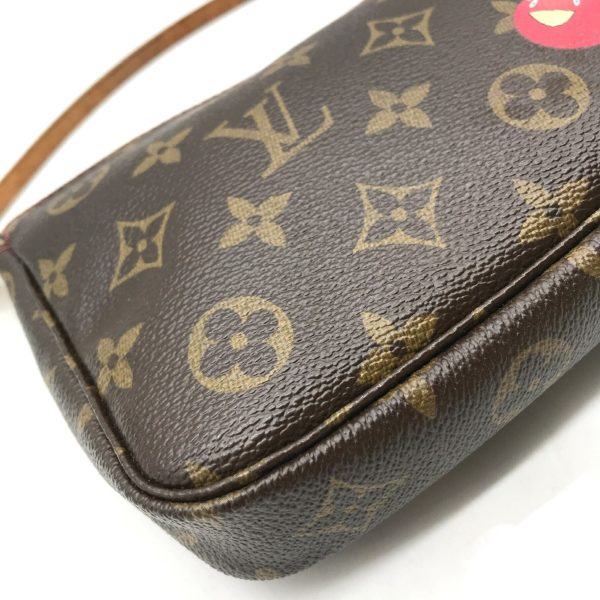 m10339 4 Louis Vuitton Cherry Accessoire Pouch Monogram Brown