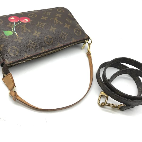 m10339 6 Louis Vuitton Cherry Accessoire Pouch Monogram Brown