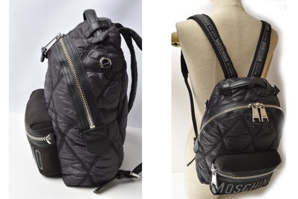 m211110 11 mo 2 Moschino Rucksack Backpack Black