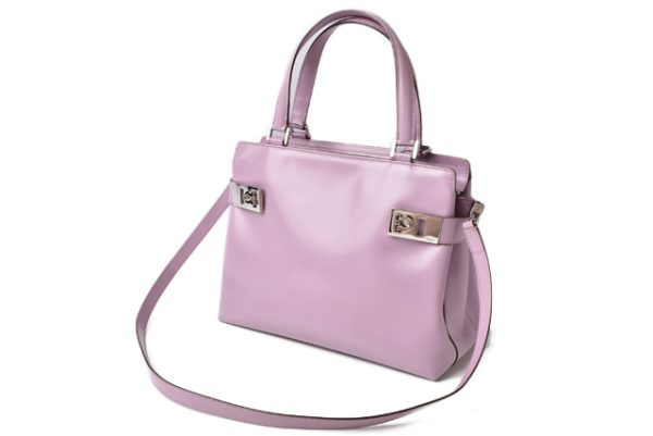 m2204 46 fe 3 Salvatore Ferragamo 2way tote shoulder bag pink purple