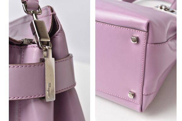 m2204 46 fe 5 Salvatore Ferragamo 2way tote shoulder bag pink purple