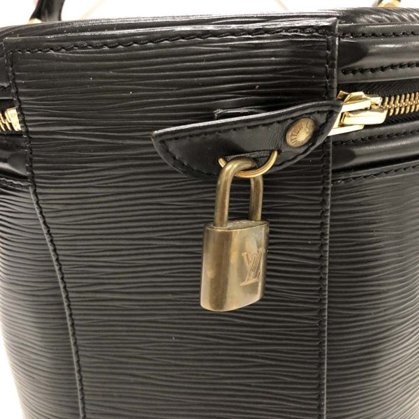 m23 2435 9 Louis Vuitton Cannes Vanity Bag Epi Black