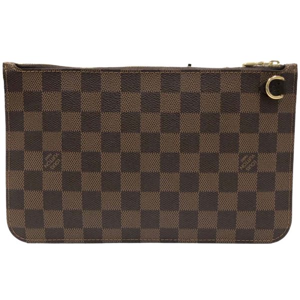 m23 2750 9 Louis Vuitton Neverfull accessory pouch Damier Ebene