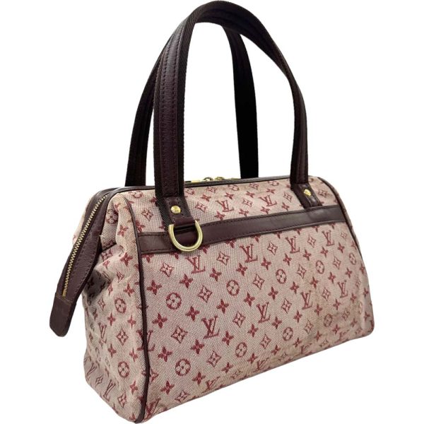 m24 1472 1 Louis Vuitton Josephine PM Monogram Mini Handbag Pink Red