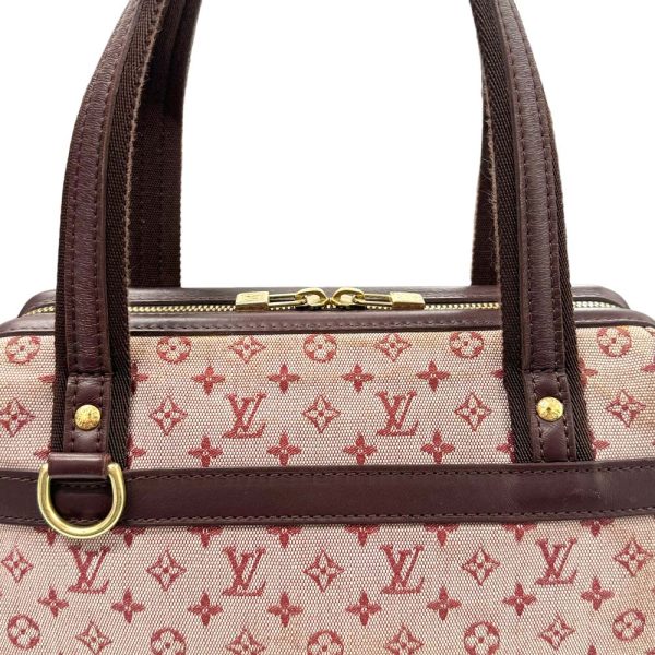 m24 1472 14 Louis Vuitton Josephine PM Monogram Mini Handbag Pink Red