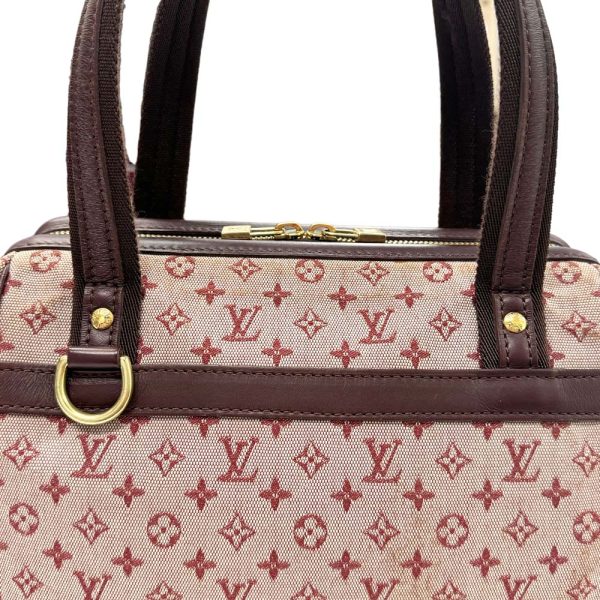 m24 1472 15 Louis Vuitton Josephine PM Monogram Mini Handbag Pink Red