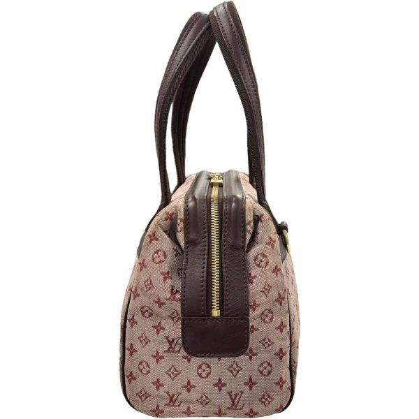 m24 1472 3 Louis Vuitton Josephine PM Monogram Mini Handbag Pink Red