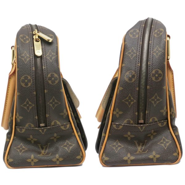 m2401 05 805350ny 02 Louis Vuitton Manhattan GM Monogram Handbag Brown