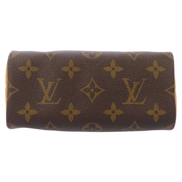 m81085 04 Louis Vuitton Nano Speedy Shoulder Bag Monogram Brown