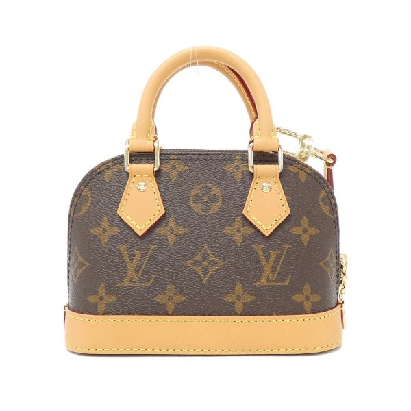 m82717a000000a b Louis Vuitton Monogram Nano Alma Bag Brown