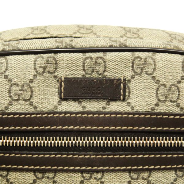 mar26002 3 Gucci Pochette Gg Supreme Leather Shoulder Bag Beige