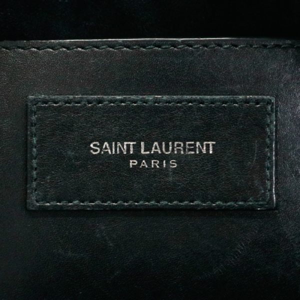 mav16002 11 Saint Laurent Baby Duffle Handbag Leather Black