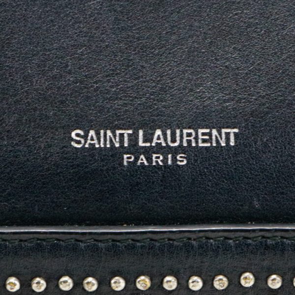 mav16002 9 Saint Laurent Baby Duffle Handbag Leather Black