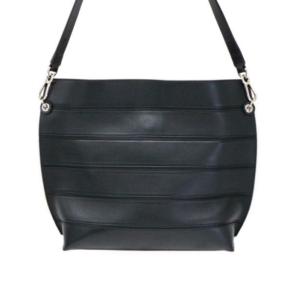 mav16003 3 Loewe Strip Shoulder Bag Black