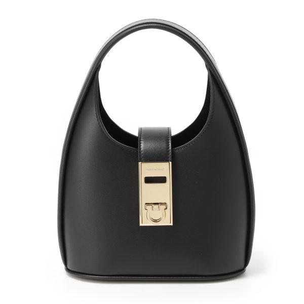 mb 21397802 Ferragamo Hobo Mini Handbag Black