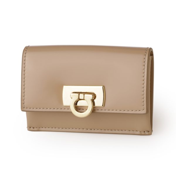 mb 22043502 Ferragamo Wanda Card Case Beige