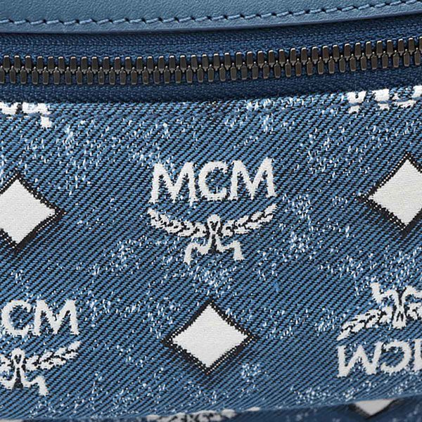 mcm mmzdsfi01 le 5 MCM Fursten Belt Bag Denim Blue