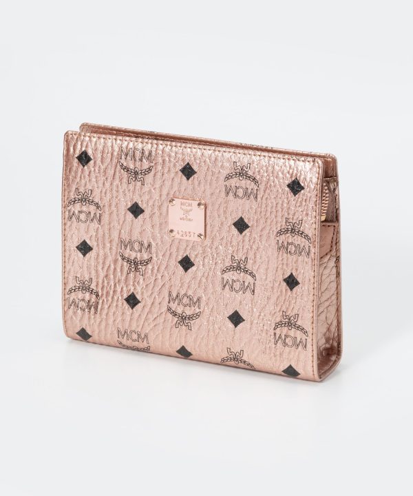 mcm0000000234 1 MCM Clutch Bag Pink