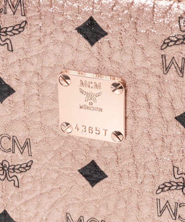 mcm0000000234 4 MCM Clutch Bag Pink