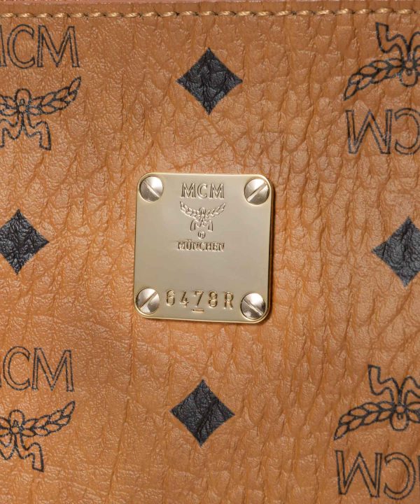 mcm0000000235 4 MCM Clutch Bag Cognac