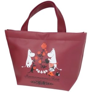 mmc mom 453 Moomin Moominmamas Rose Lunch Tote Bag Maroon