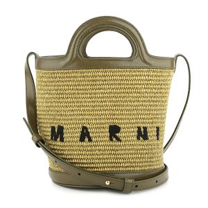 mnscmp0056q100v25 1 Marni Shoulder Bag Tropicalia Khaki Beige