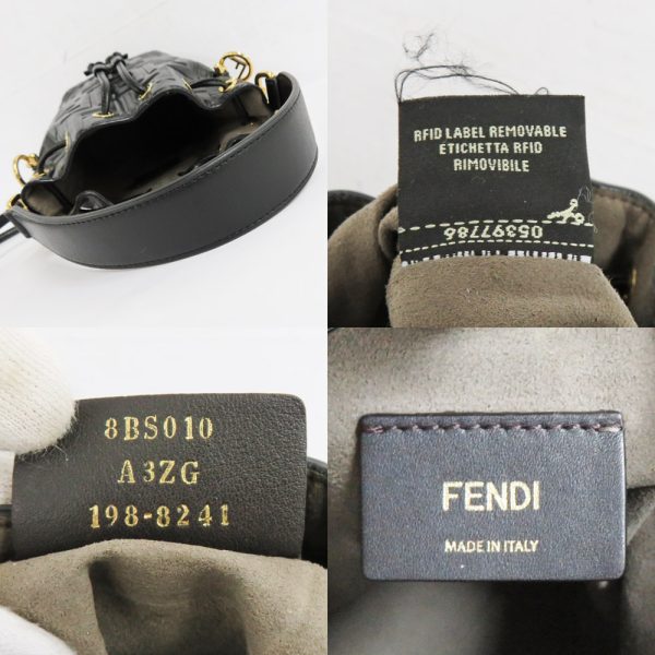 n2405 06 301417sh 07 Fendi Mon Tresor Mini Bag Leather Black