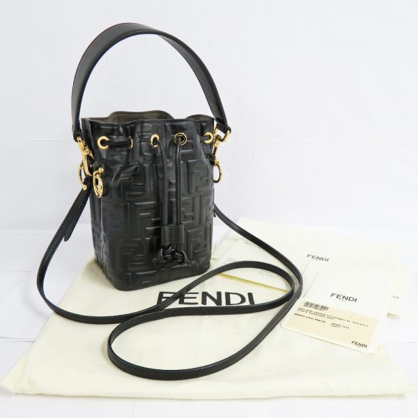 n2405 06 301417sh 09 Fendi Mon Tresor Mini Bag Leather Black