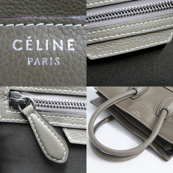 n2406 05 304327ht 06 Celine Luggage Micro Shopper Suri Leather