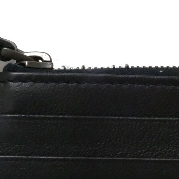 o23 0827 10 6 Bottega Veneta Intrecciato Card Case Dark Navy