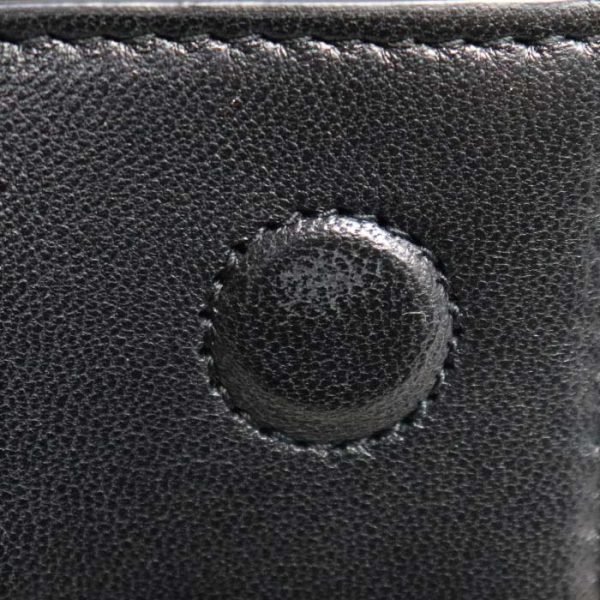 o24 0127 7 134 Bottega Veneta Cassette Large Flap Wallet Black